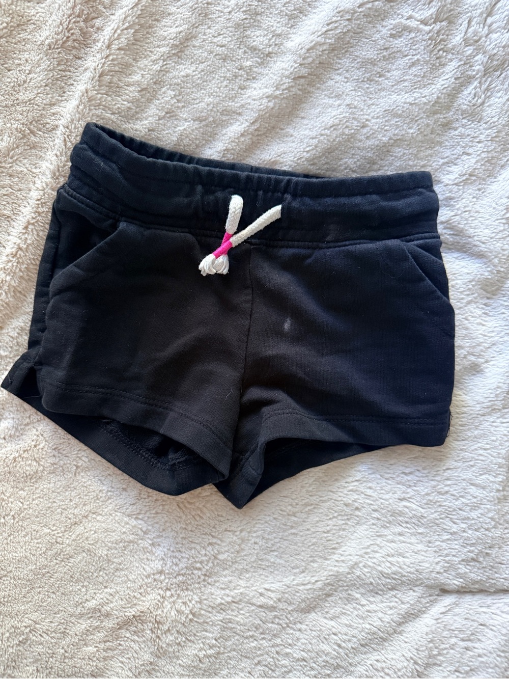 Cat & Jack Black Knit Pull On Shorts 2T